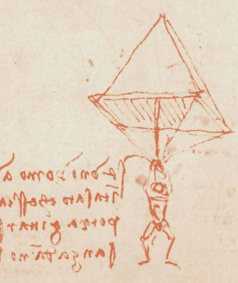 The Ingenious Invention of the Parachute by Leonardo da Vinci