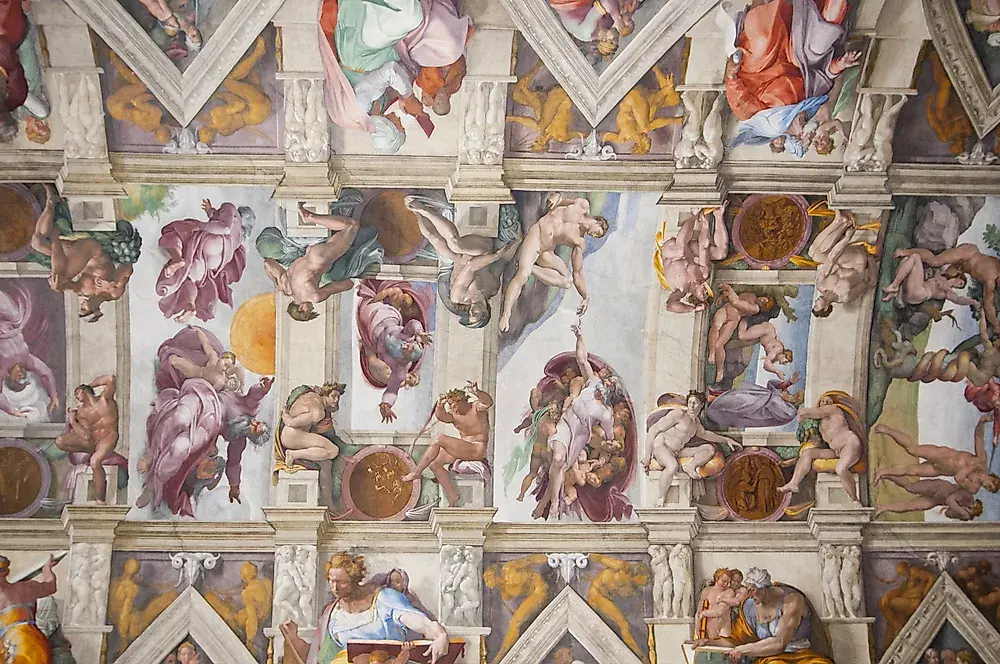 Famous Artwork: The Creation of Adam