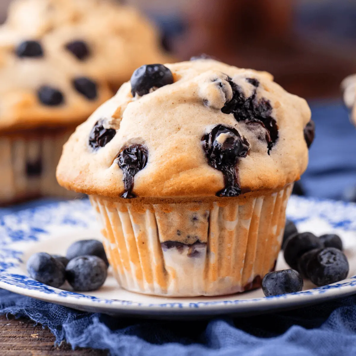 Easy Healthy Blueberry Muffins