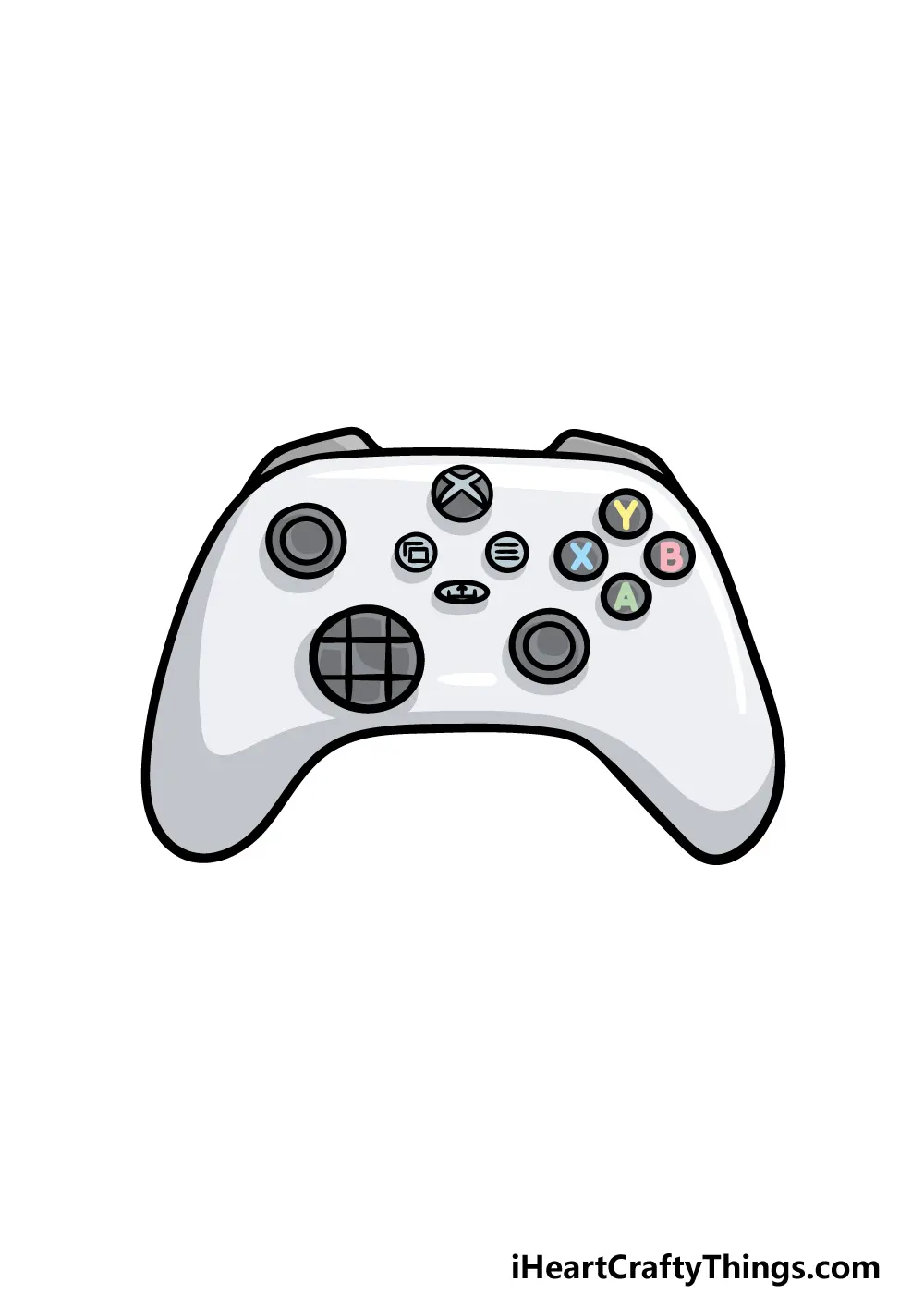 Xbox Controller Drawing
