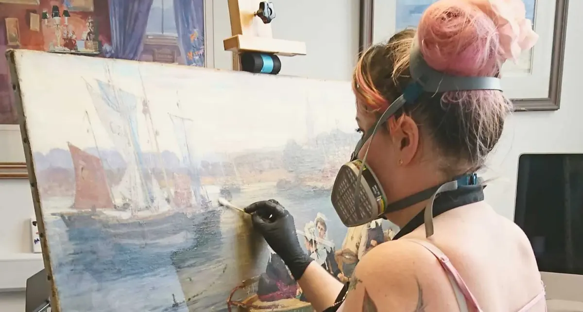 The path to becoming a conservator and an internship experience