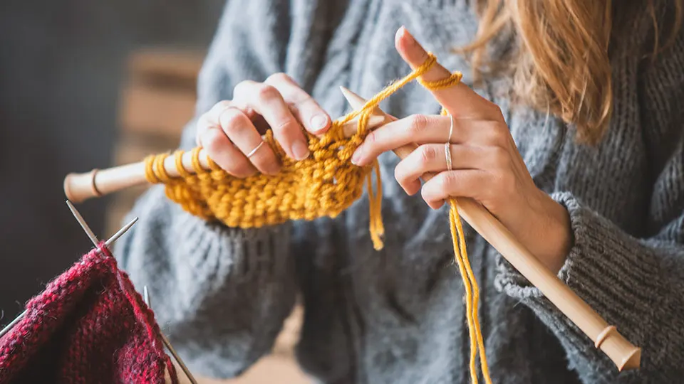 Knitting is the relaxing hobby that will lower your heart rate
