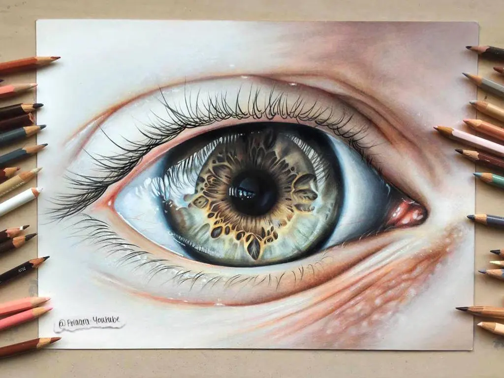 Realistic Eye Drawing by Polaara on DeviantArt