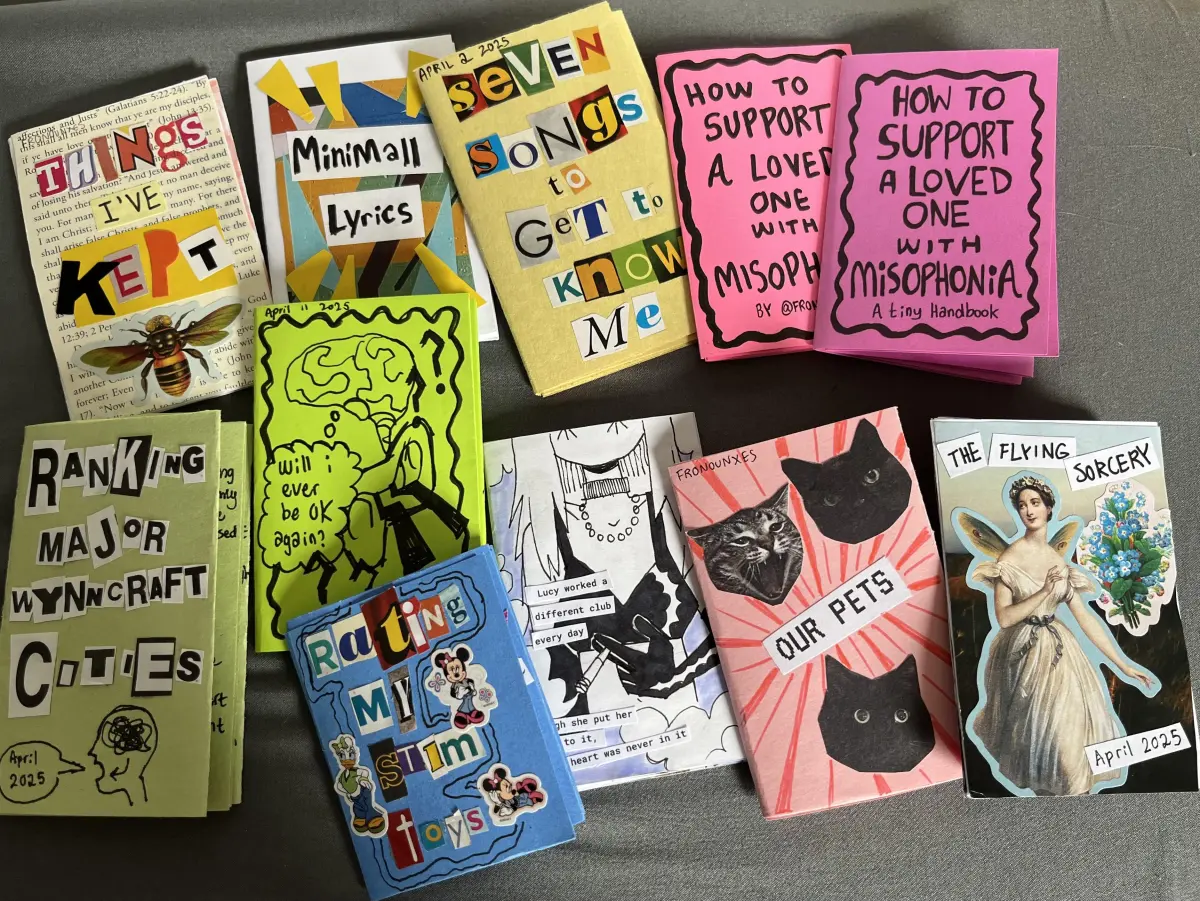 i made my first zine 2 weeks ago and now i cant stop