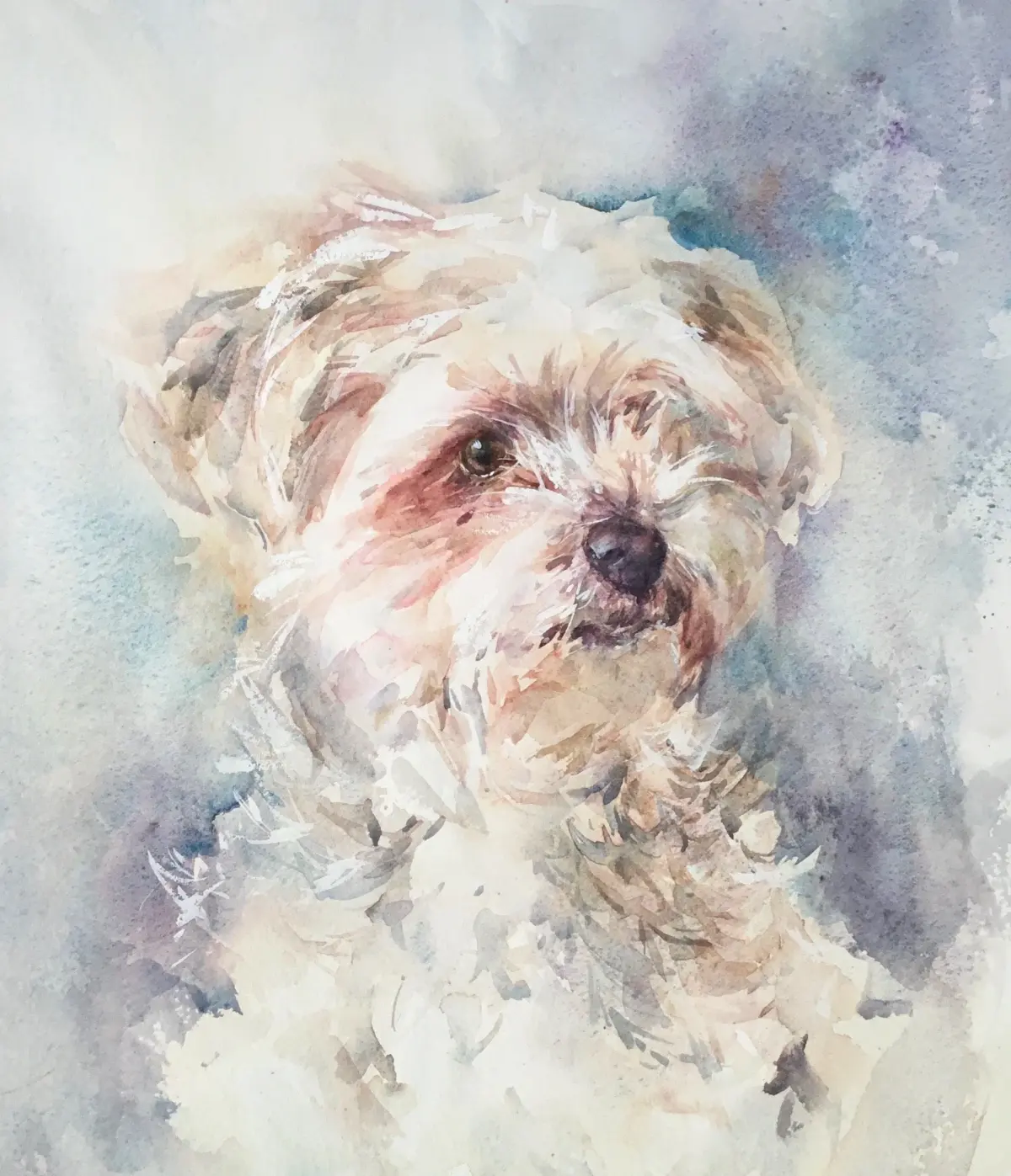 Paint dog watercolor — image 2