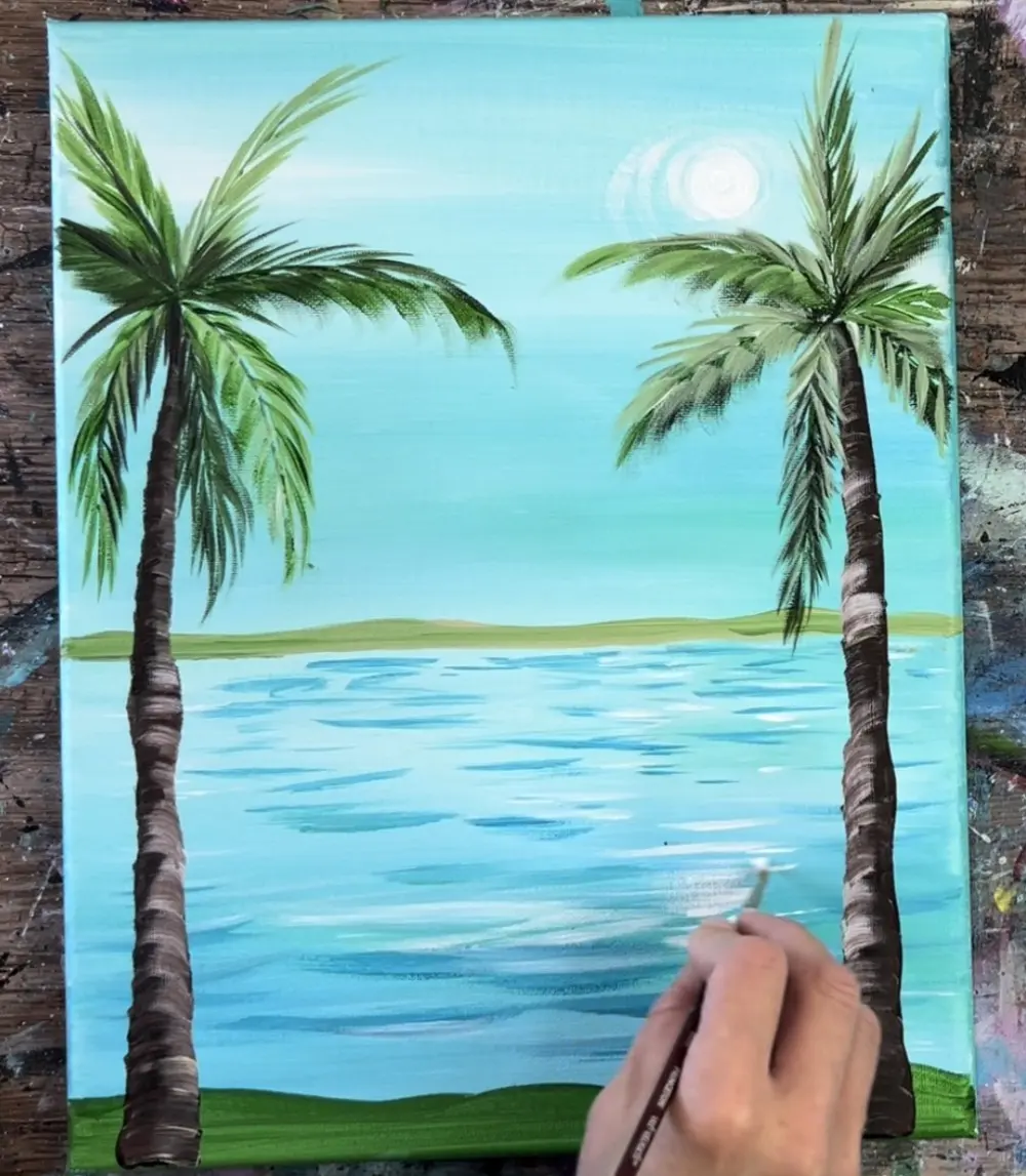 How To Paint Palm Trees