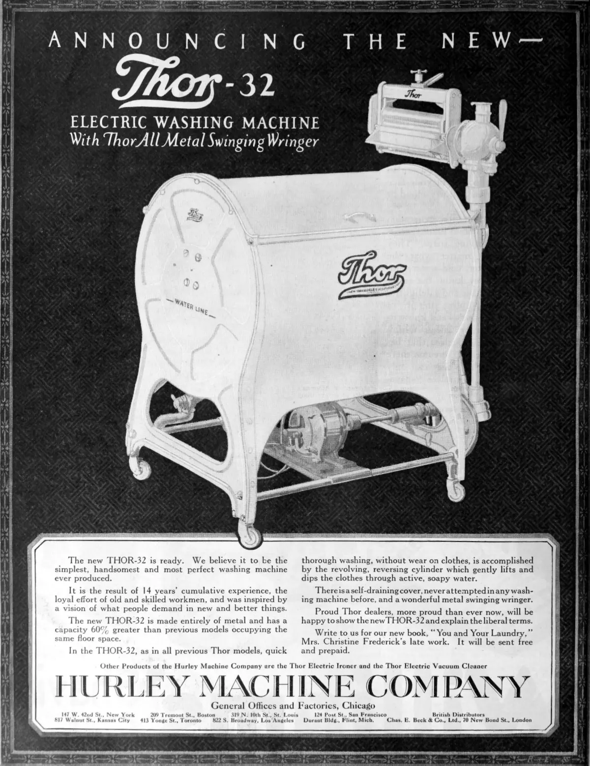 Thor washing machine