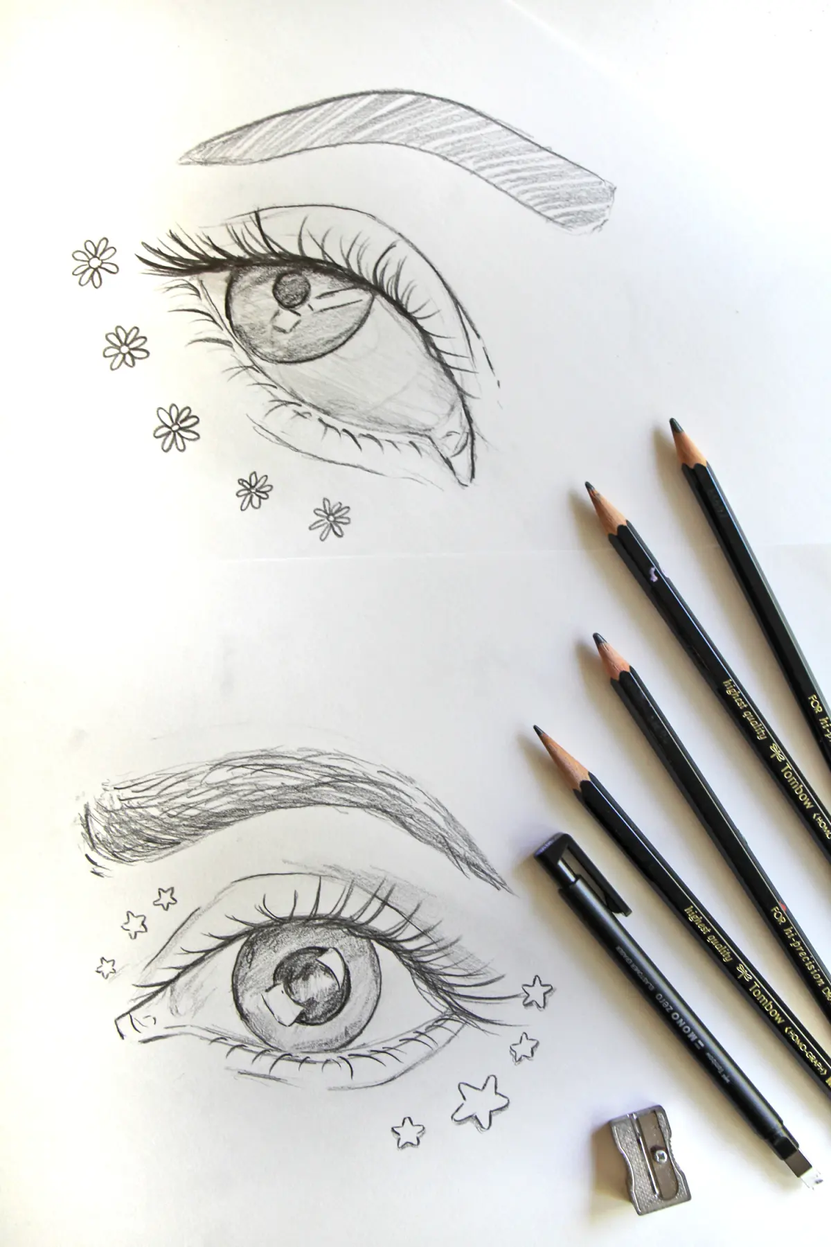 How to Draw a Realistic Eye Using the MONO Drawing Pencil Set