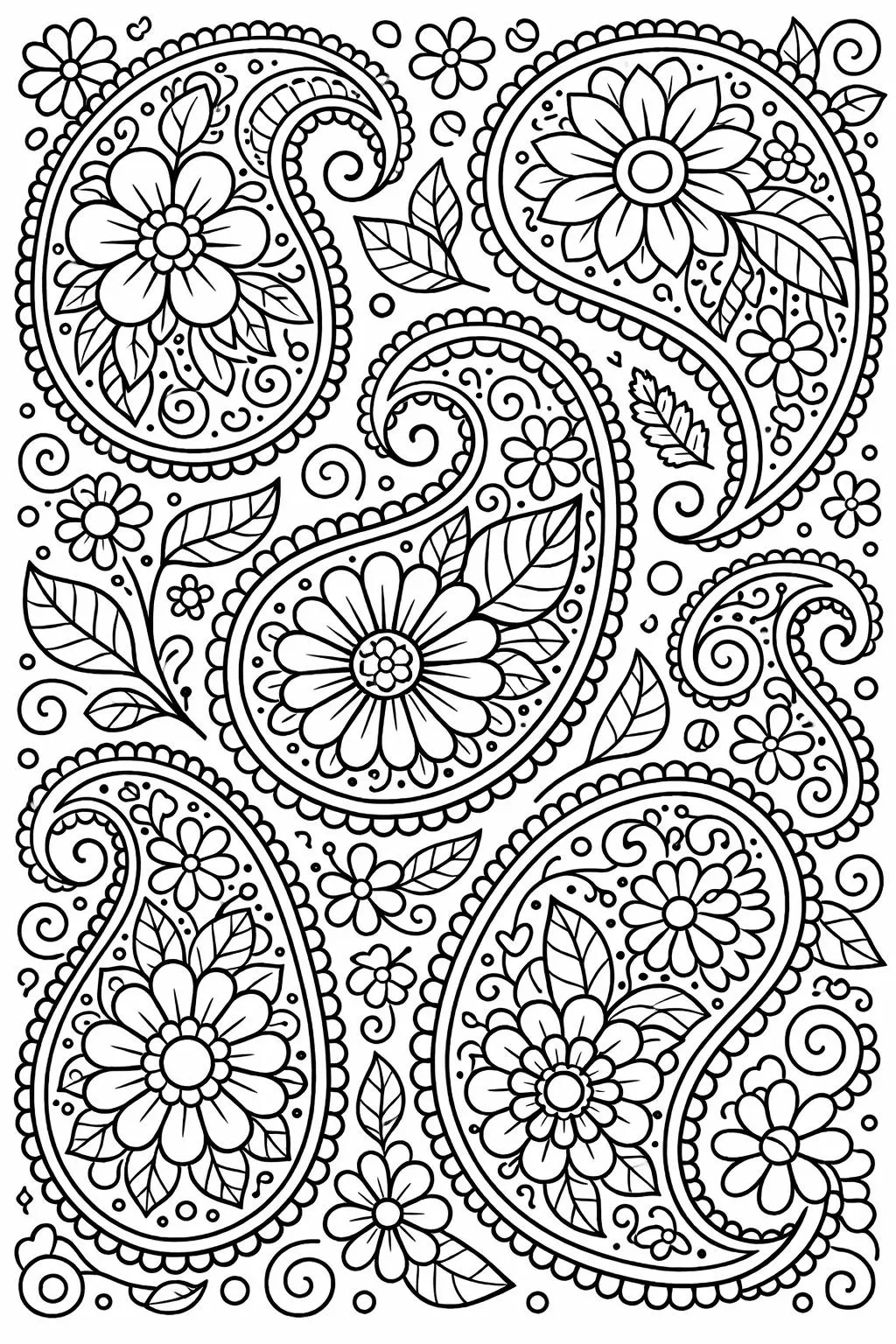 21 Complex Pattern Coloring Pages for Adults