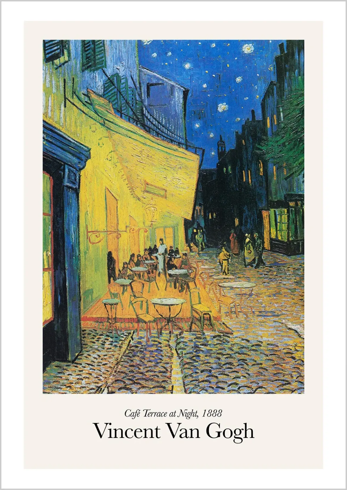 Van Gogh Cafe Terrace At Night Poster