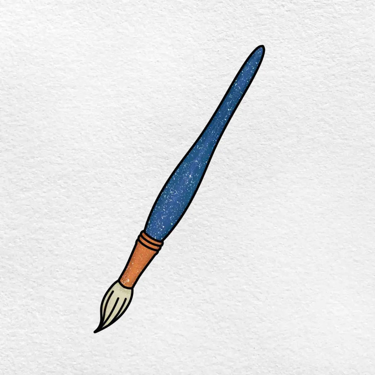 How to Draw a Paintbrush