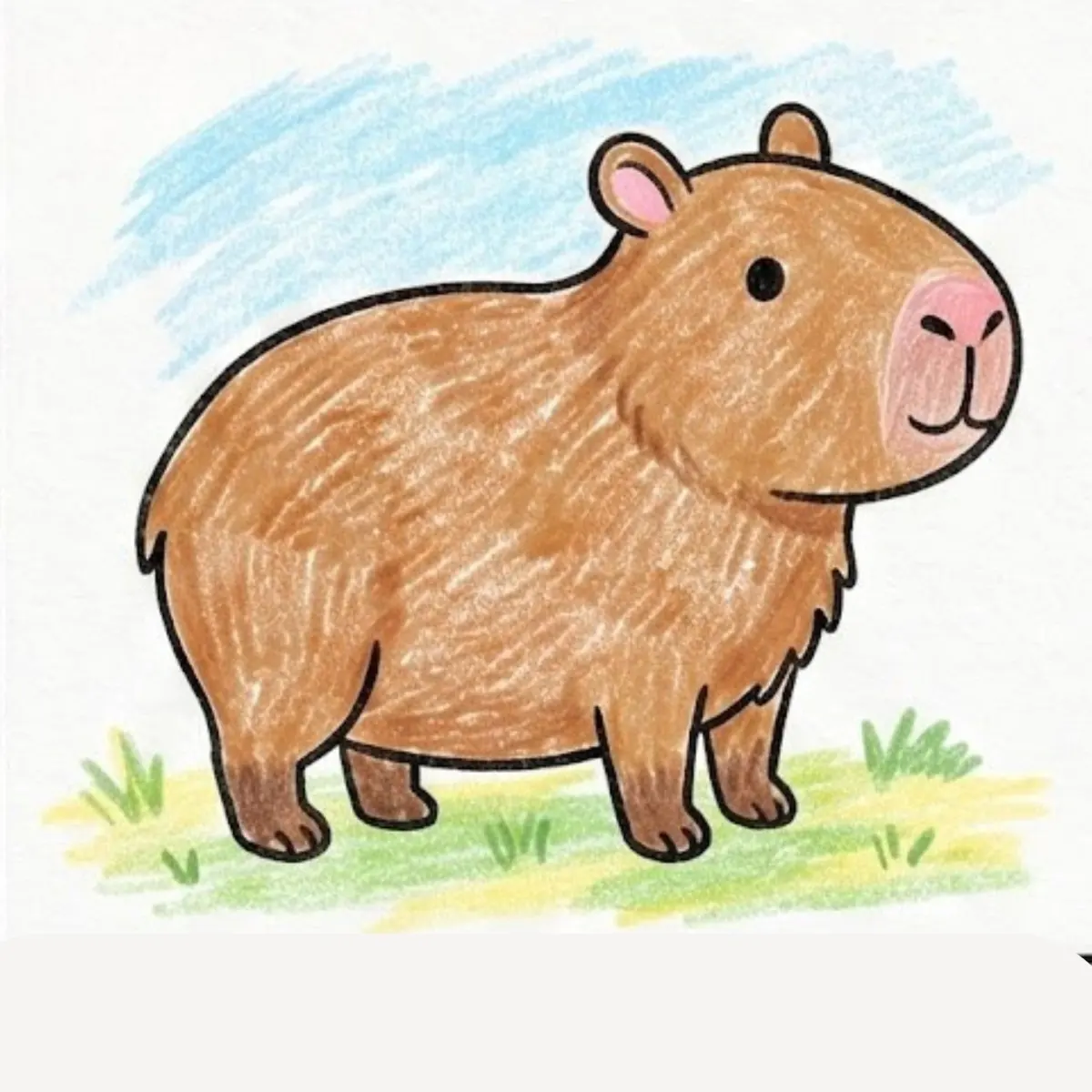Cute Capybara Drawing: An Easy Kawaii Art Tutorial Anyone Can Master