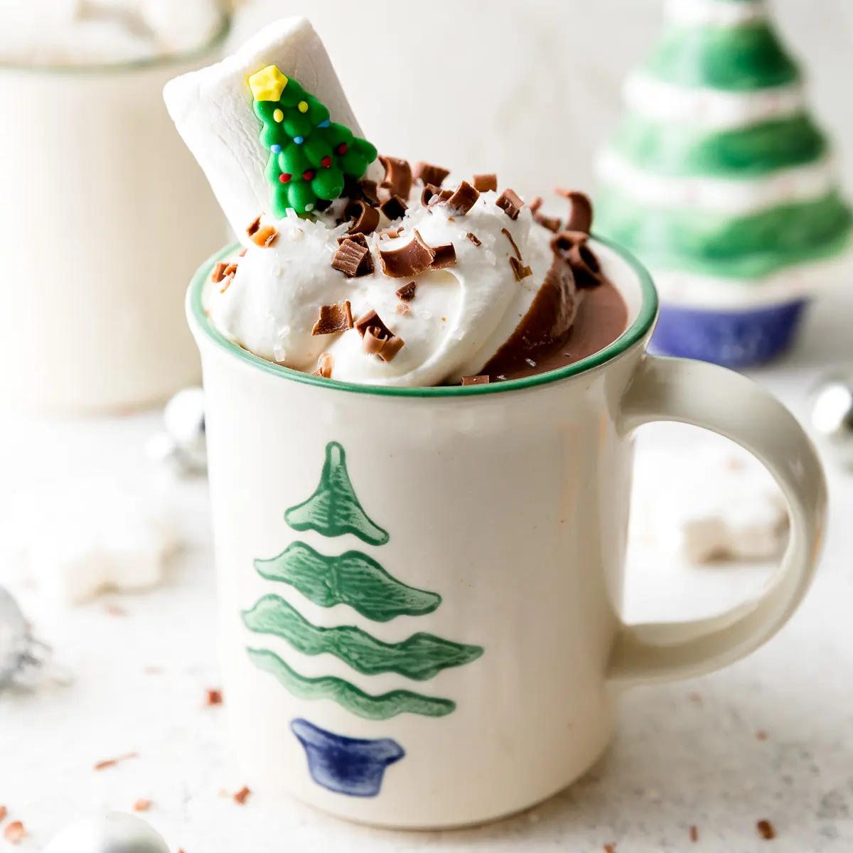 Seriously Rich & Creamy Christmas Hot Chocolate