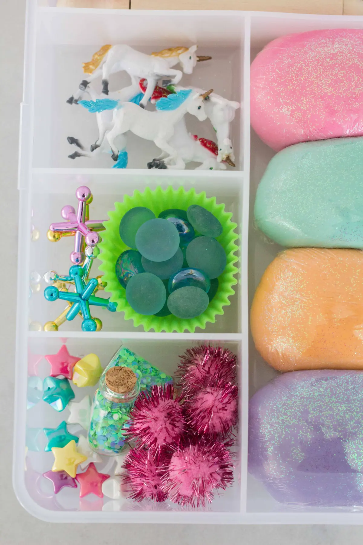 Homemade soft play dough with glycerin