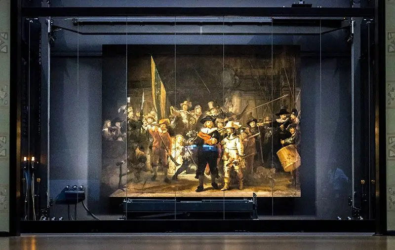 Lost Edges of Rembrandt's 'Night Watch' Are Restored Using Artificial Intelligence
