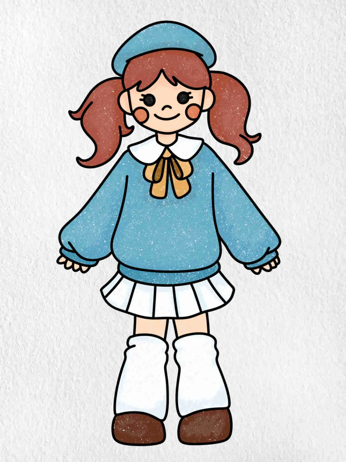 How to Draw a Kawaii Girl