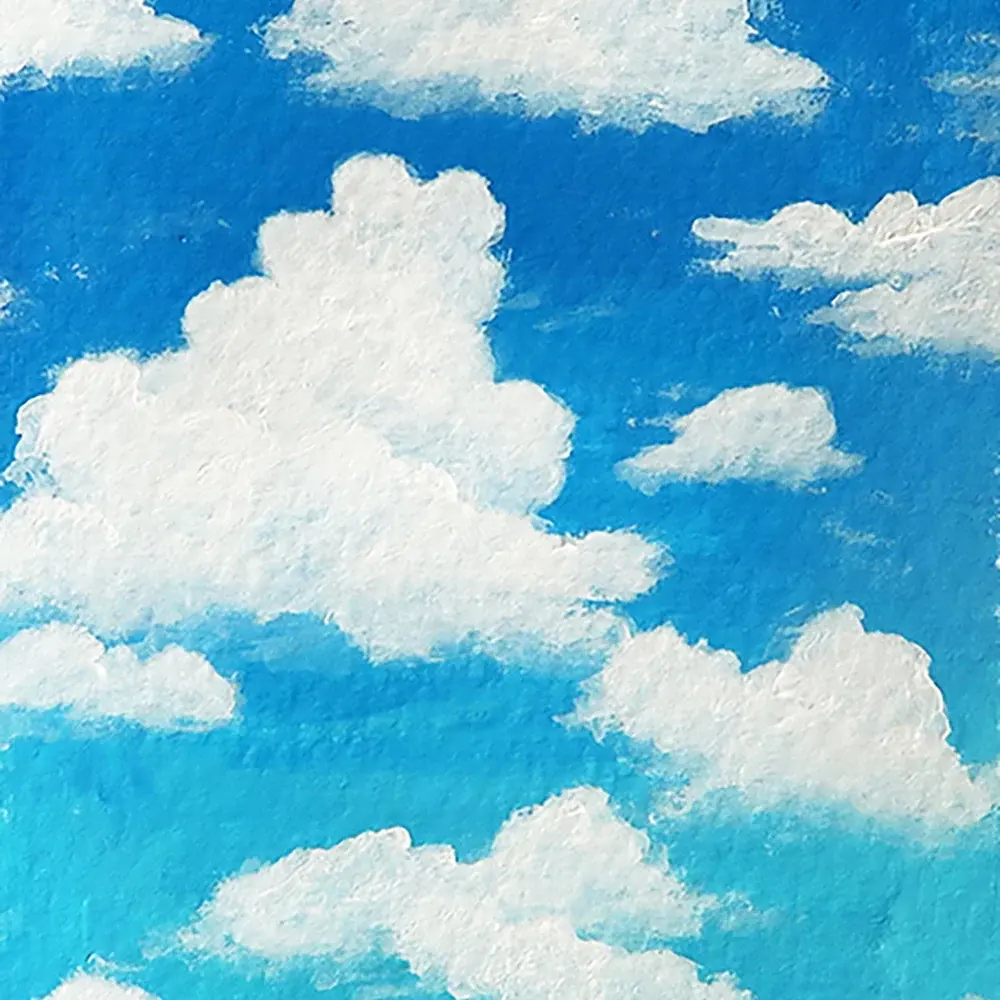 How to Paint Clouds with Acrylic Paint (Easy Step-by-Step)