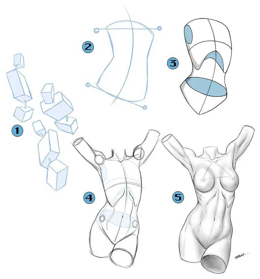 How to Draw the Figure with Basic Forms