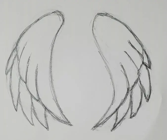 How to Draw Angel Wings