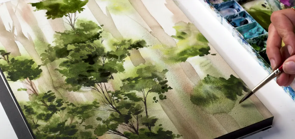 The Best Way to Paint Amazing Watercolor Trees