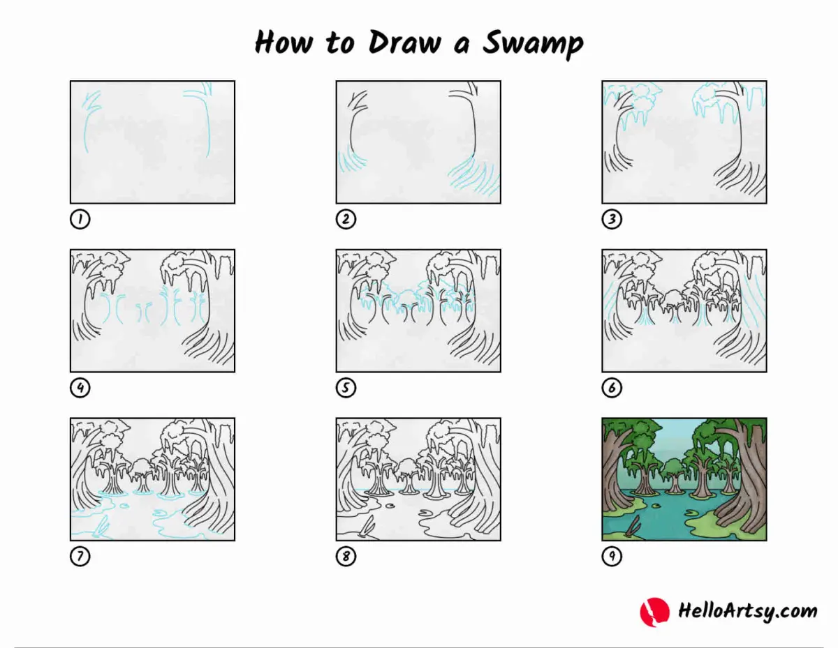 How to Draw a Swamp