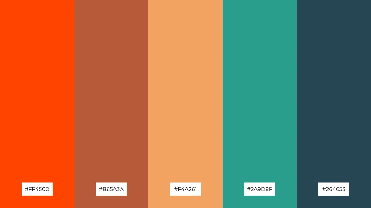The Best 15 Rust Orange Color Palette Combinations