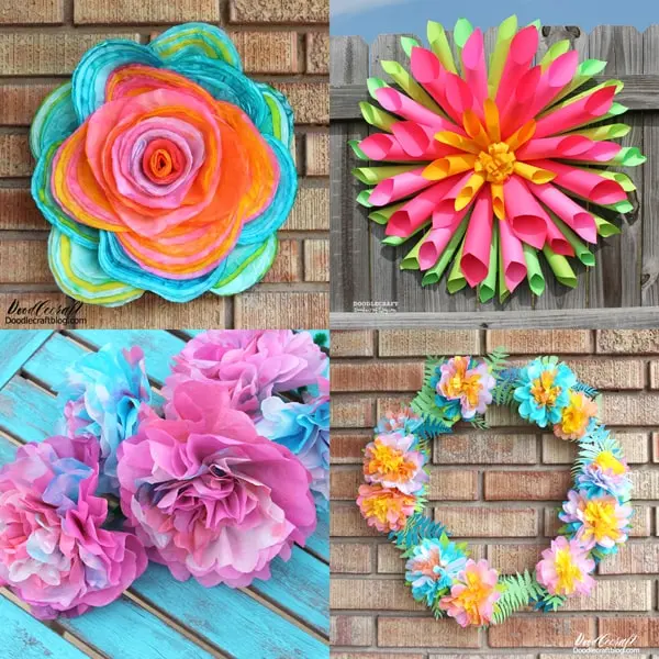 How to Make Paper Flowers (20+ Easy DIY Flower Ideas)