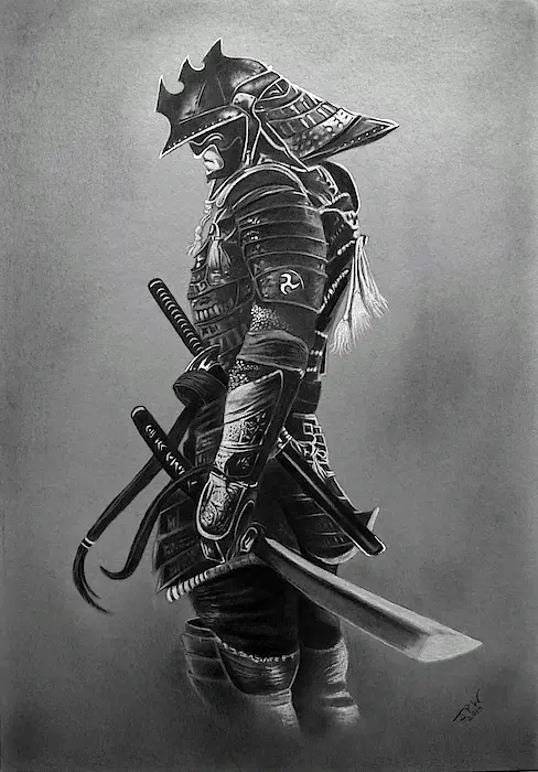 Samurai Greeting Card