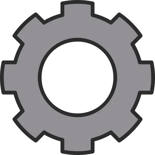 drawing of cogwheel gear