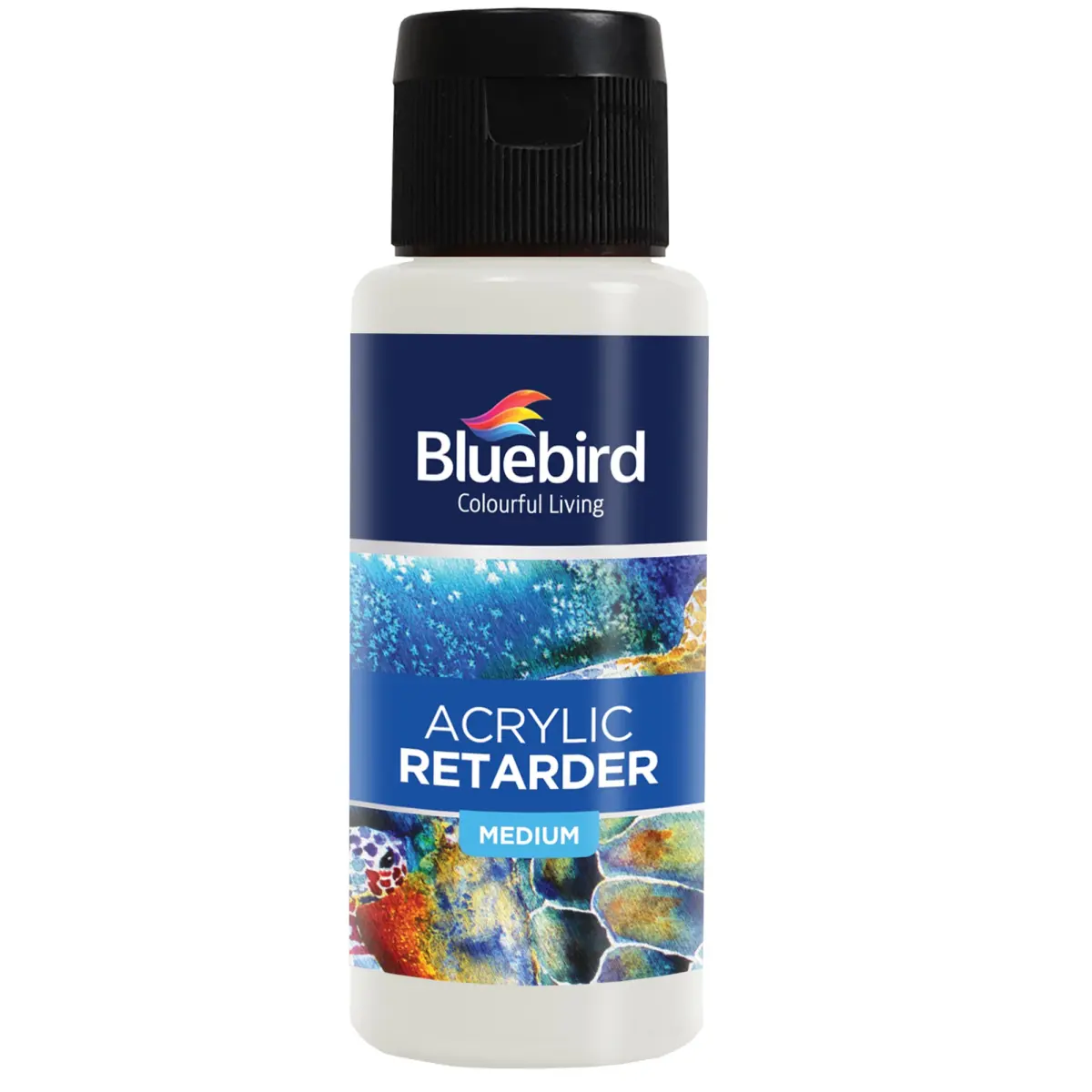 BLUEBIRD Acrylic Paint Retarder 3.4 Fl. Oz. / 100 ML, Artist Colors Acrylic Retarder, Additive Medium