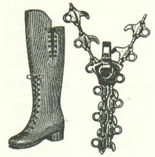 The first zipper high boots