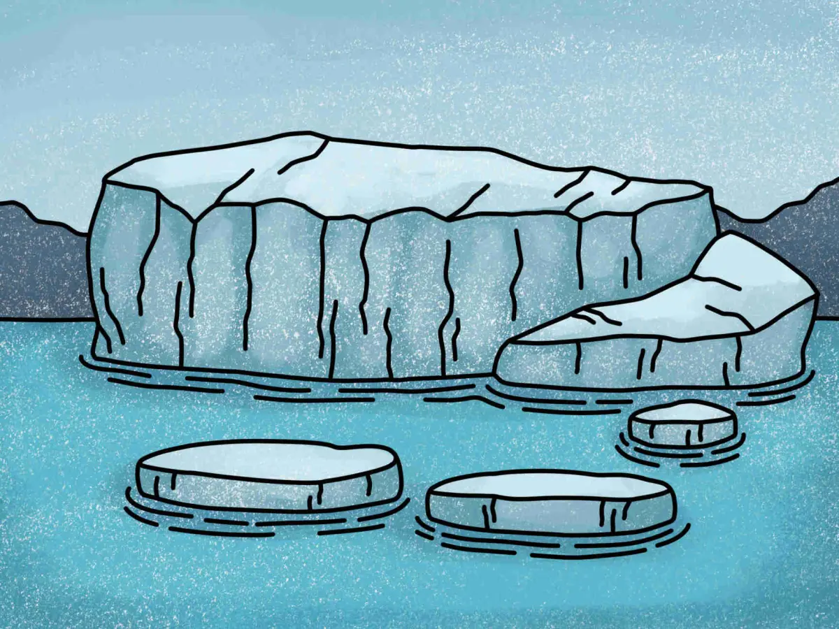 Draw a Glacier