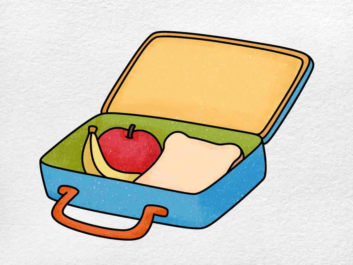 How to Draw a Lunch Box