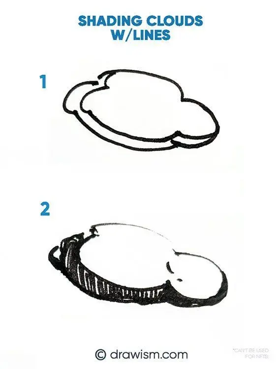 How to Draw Clouds with Pen and Ink Easy