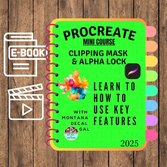 Procreate Alpha Lock & Clipping Mask How-to Ebook With Bonus Brushes