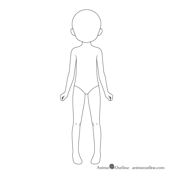 How to Draw an Anime Little Girl (Entire Body)