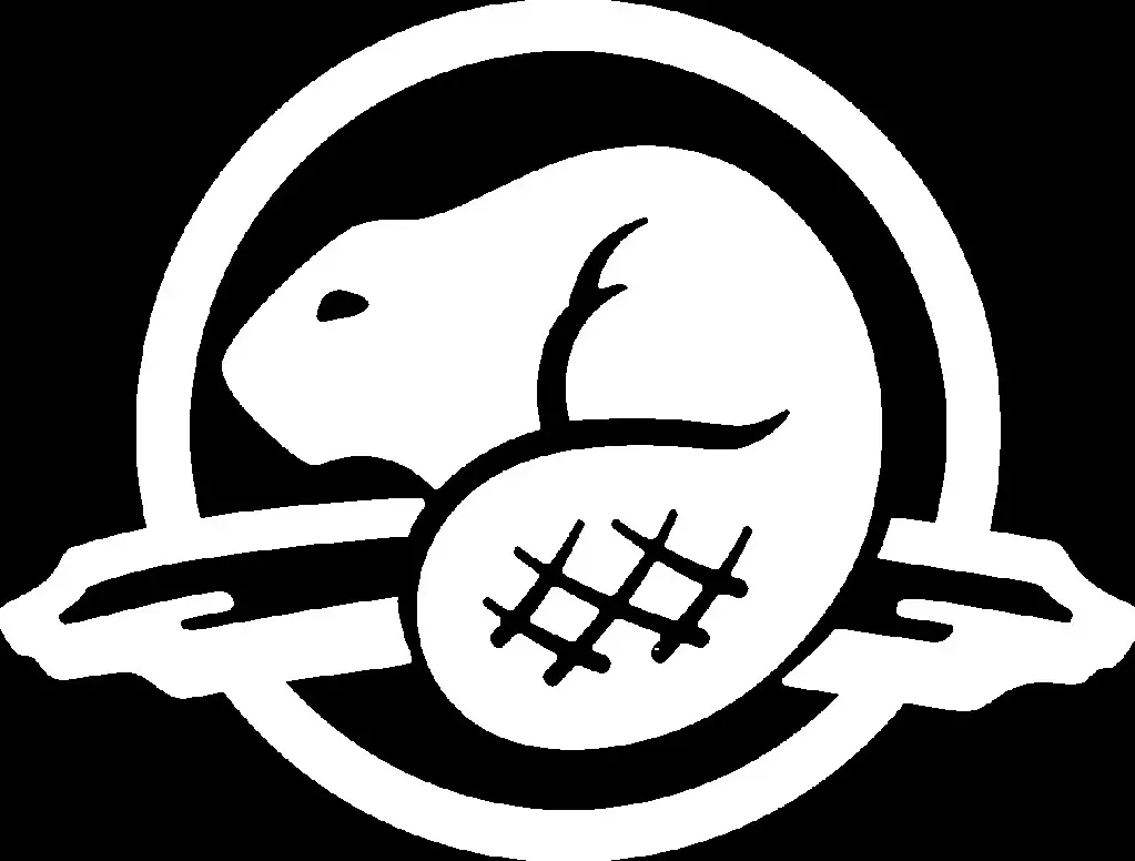 Beaver symbol v3 (white)