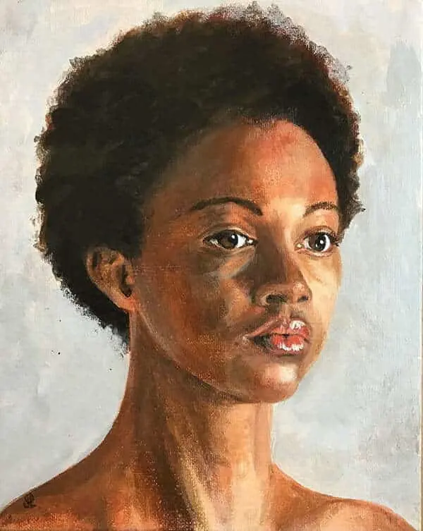 How do you paint a portrait with acrylic paint