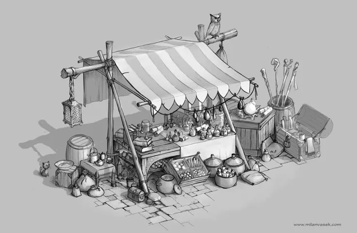Magic Market Stall, Milan Vasek