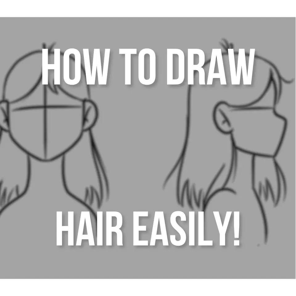 How To Draw Hair For Beginner Artists! (Step-By-Step)