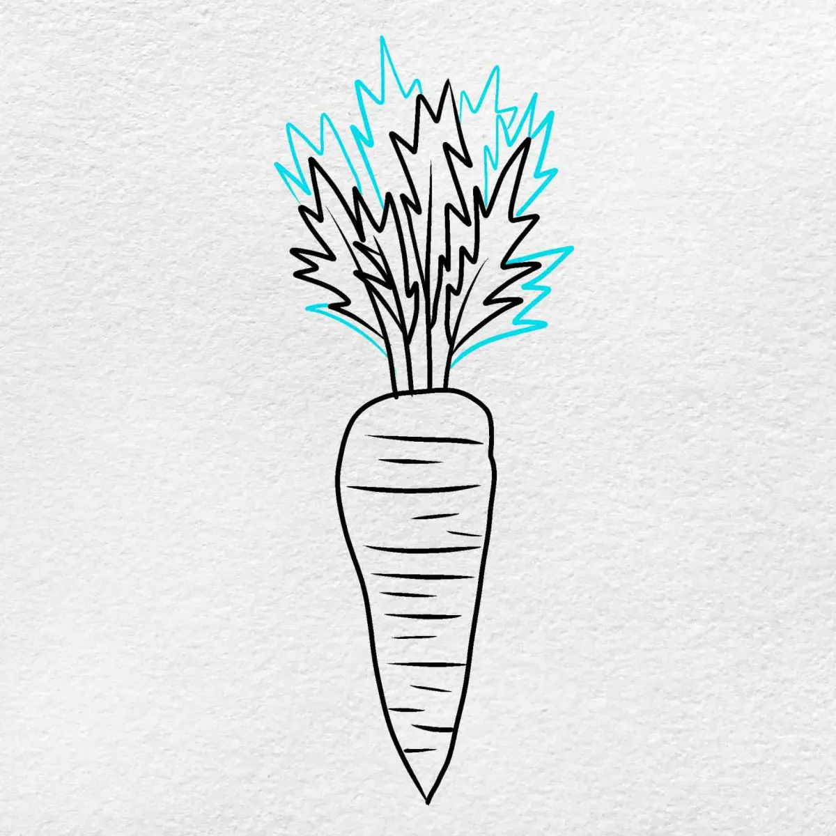 How to Draw a Carrot
