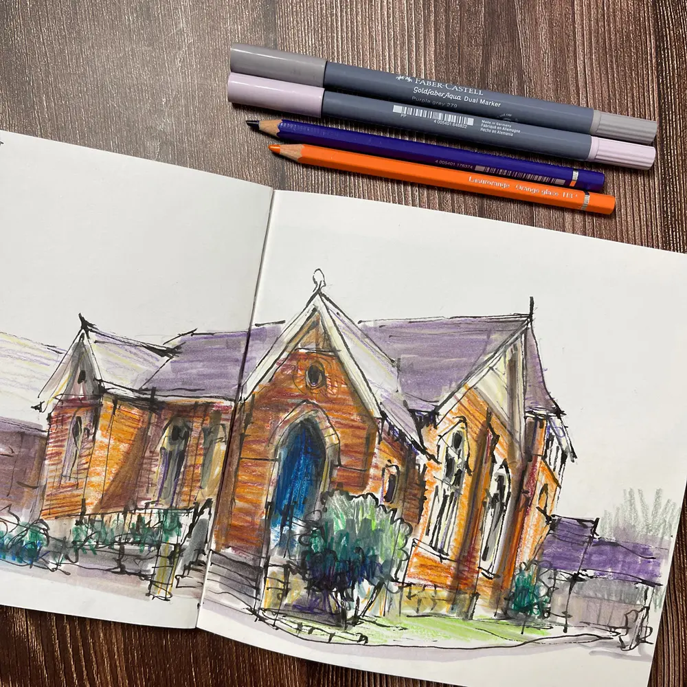 Using Watercolour Pencils: Recommended Selections, Examples and Videos
