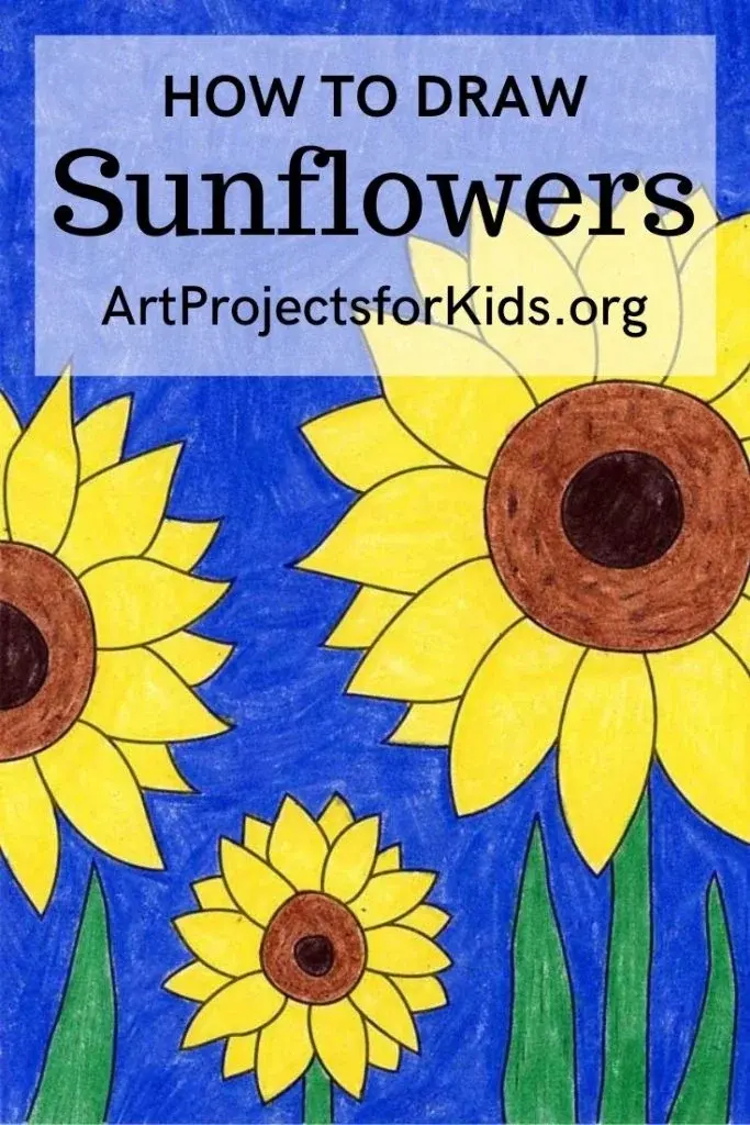 How to Draw a Sunflower for Kids: Easy Directed Drawing Lesson