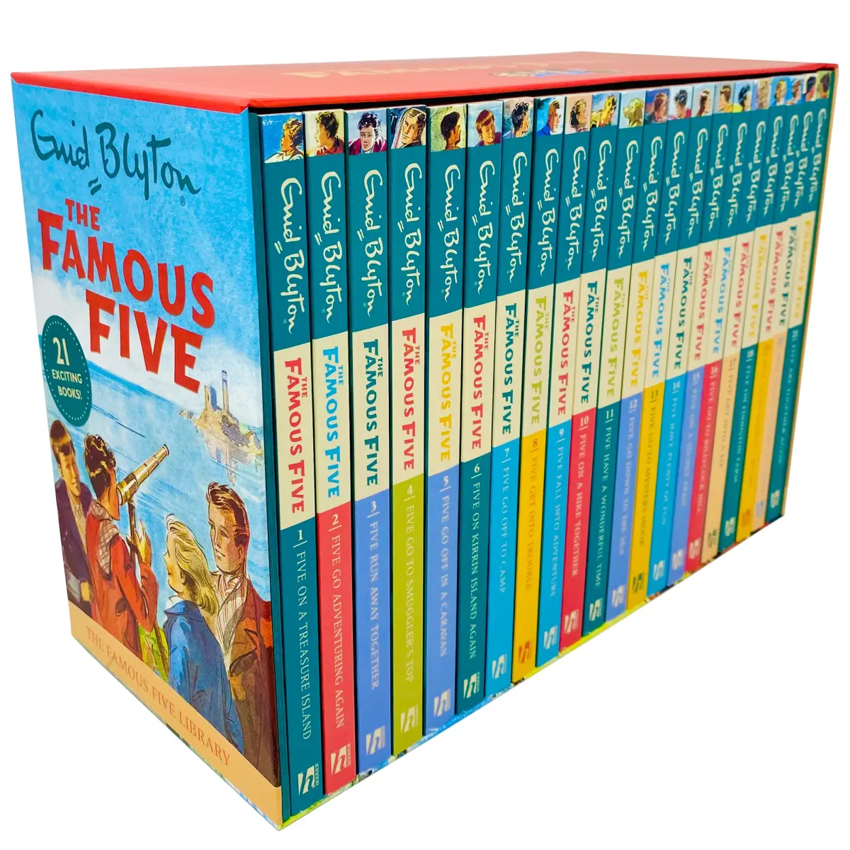 The Famous Five 21 Box Set Enid Blyton Paperback