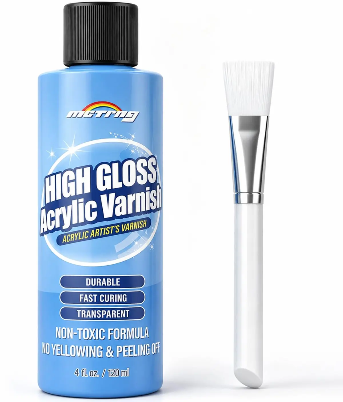 Clear Acrylic Paint Sealer, High Gloss Varnish for Acrylic Painting