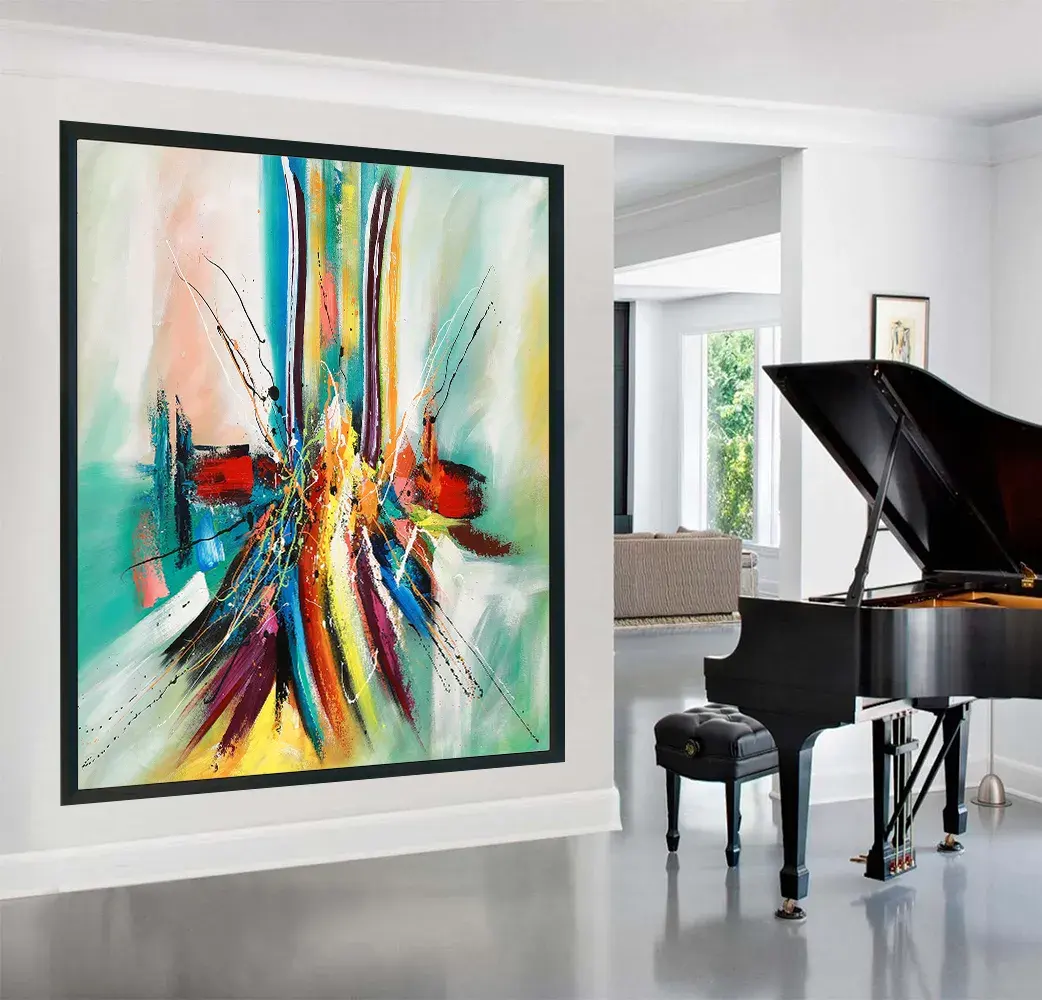 Abstract Acrylic Painting