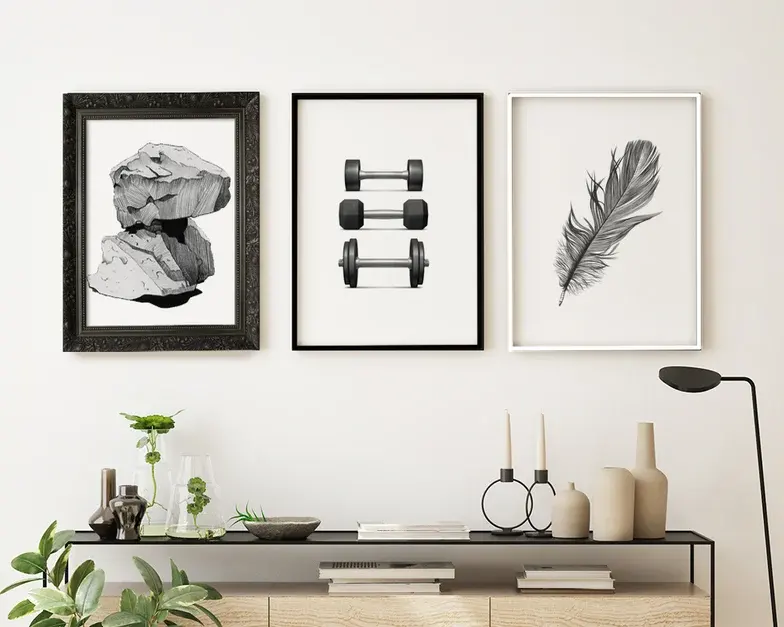 How to create visual balance in a gallery
