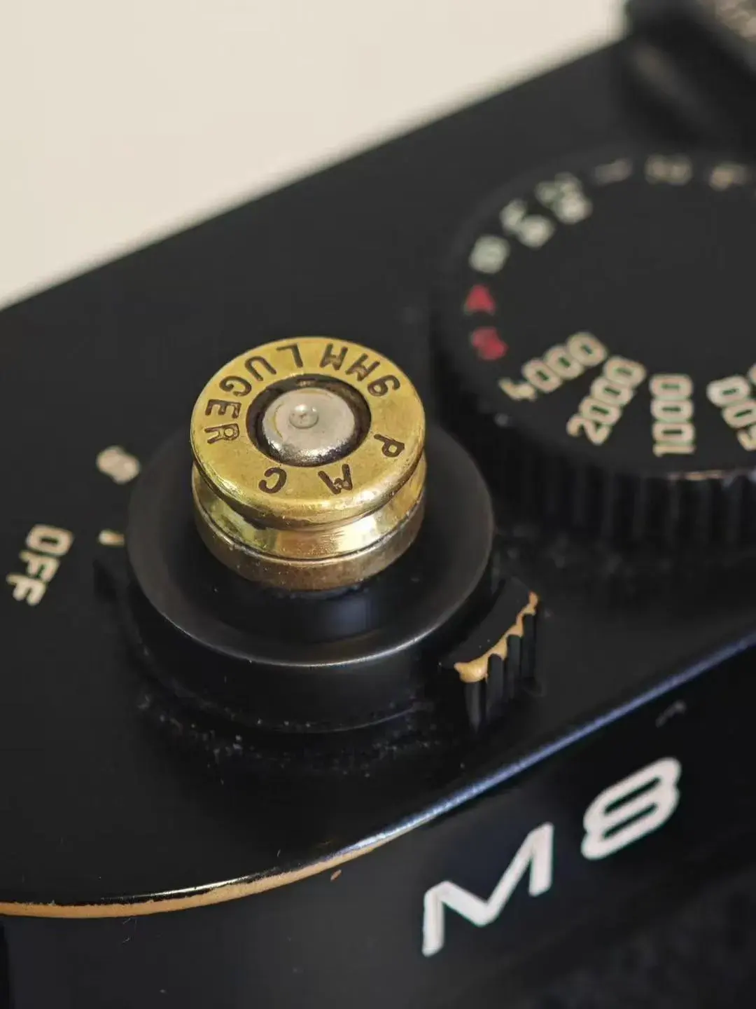 Brass Bullet Shutter Release Button