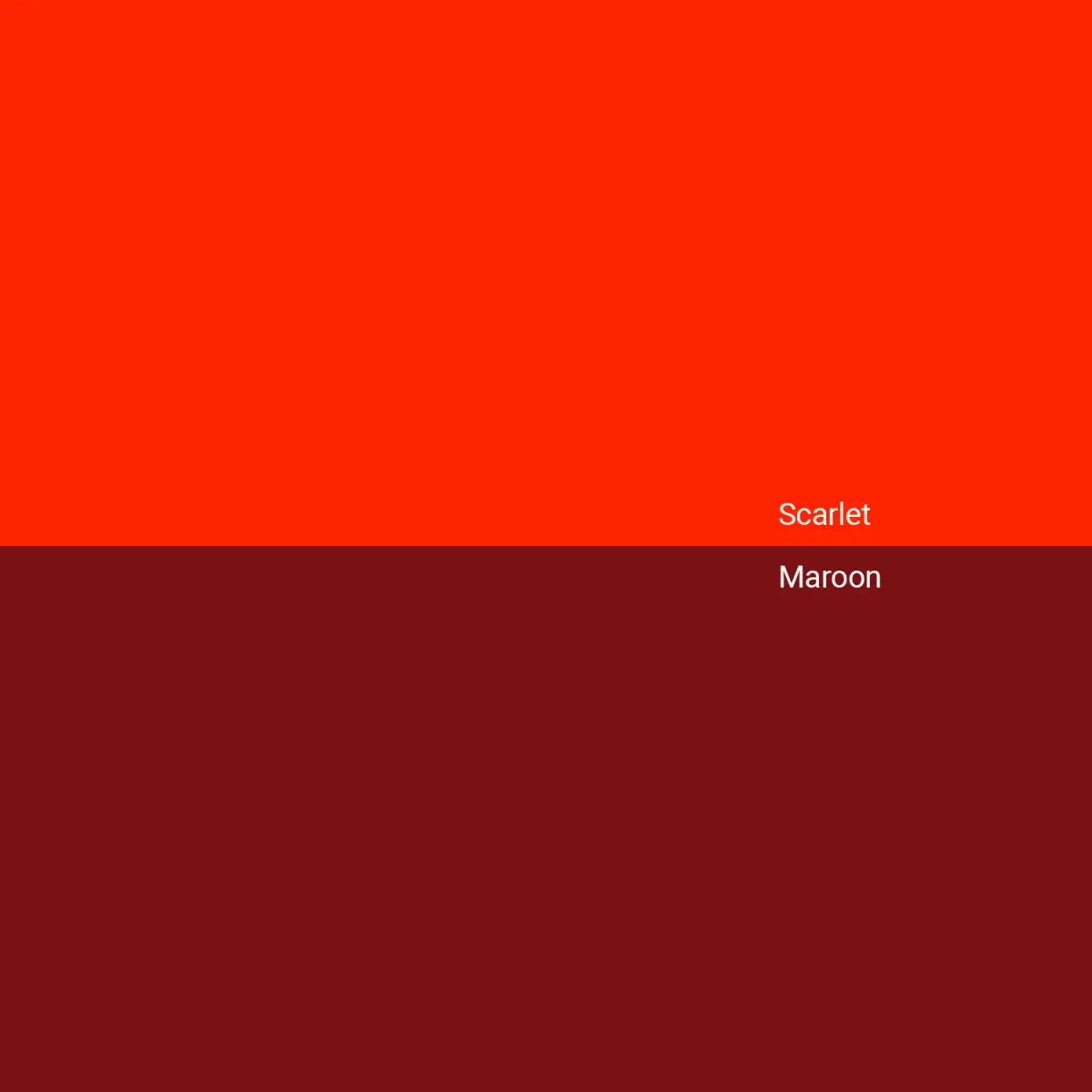 Scarlet Color