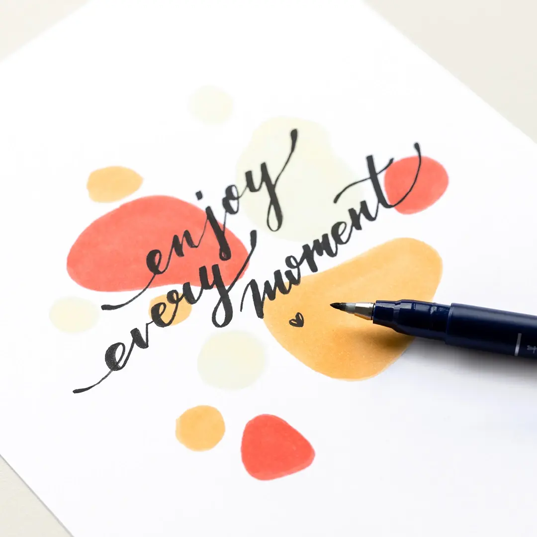 Get started with brush pens